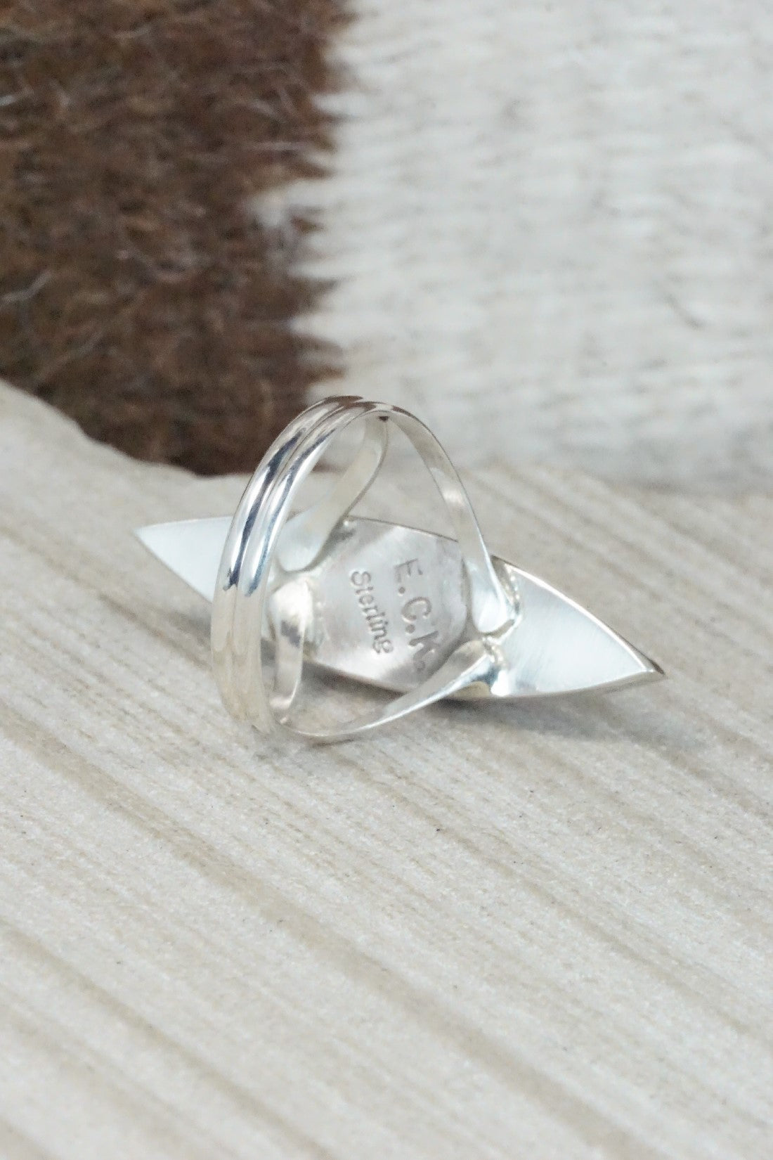 Multi Stone & Sterling Silver Ring - Cleo Kallestewa - Size 9.5