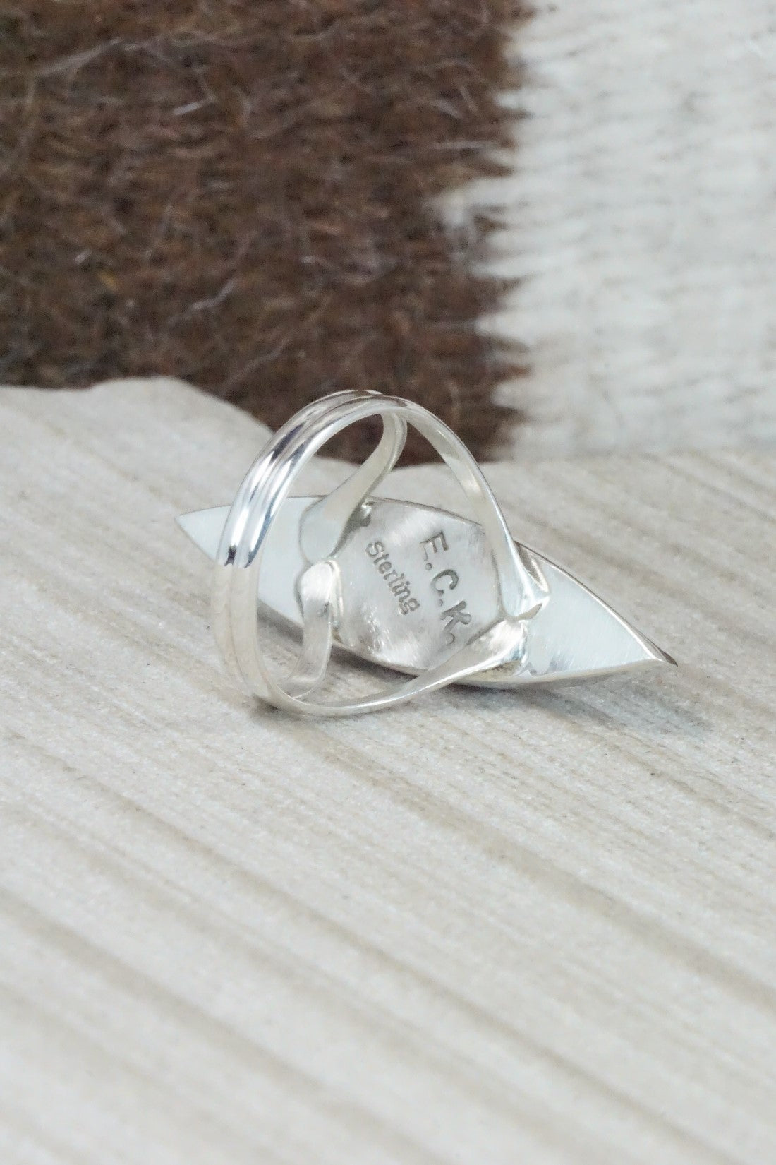 Multi Stone & Sterling Silver Ring - Cleo Kallestewa - Size 7.75