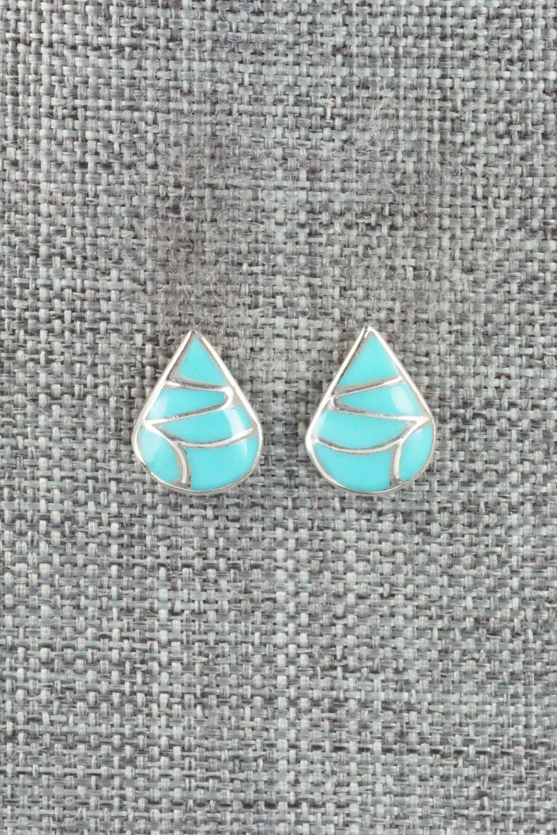 Turquoise & Sterling Silver Earrings - Orena Leekya