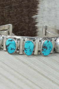 Turquoise & Sterling Silver Bracelet - Priscilla Reeder