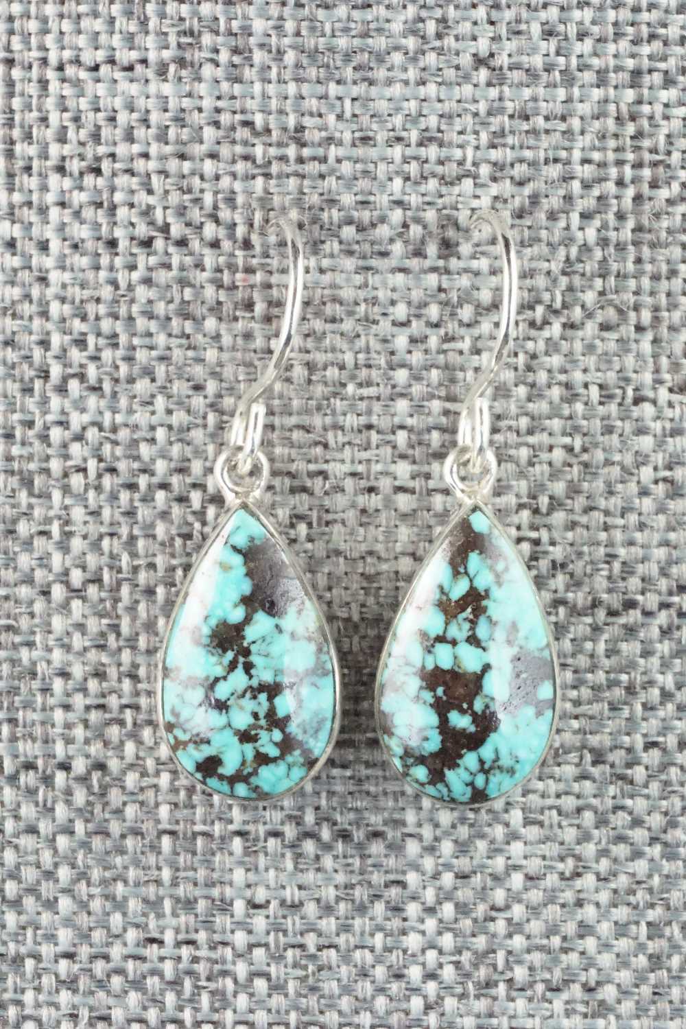 Turquoise & Sterling Silver Earrings - Evelyn Abeita