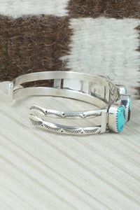 Turquoise & Sterling Silver Bracelet - Priscilla Reeder