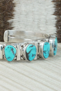 Turquoise & Sterling Silver Bracelet - Priscilla Reeder