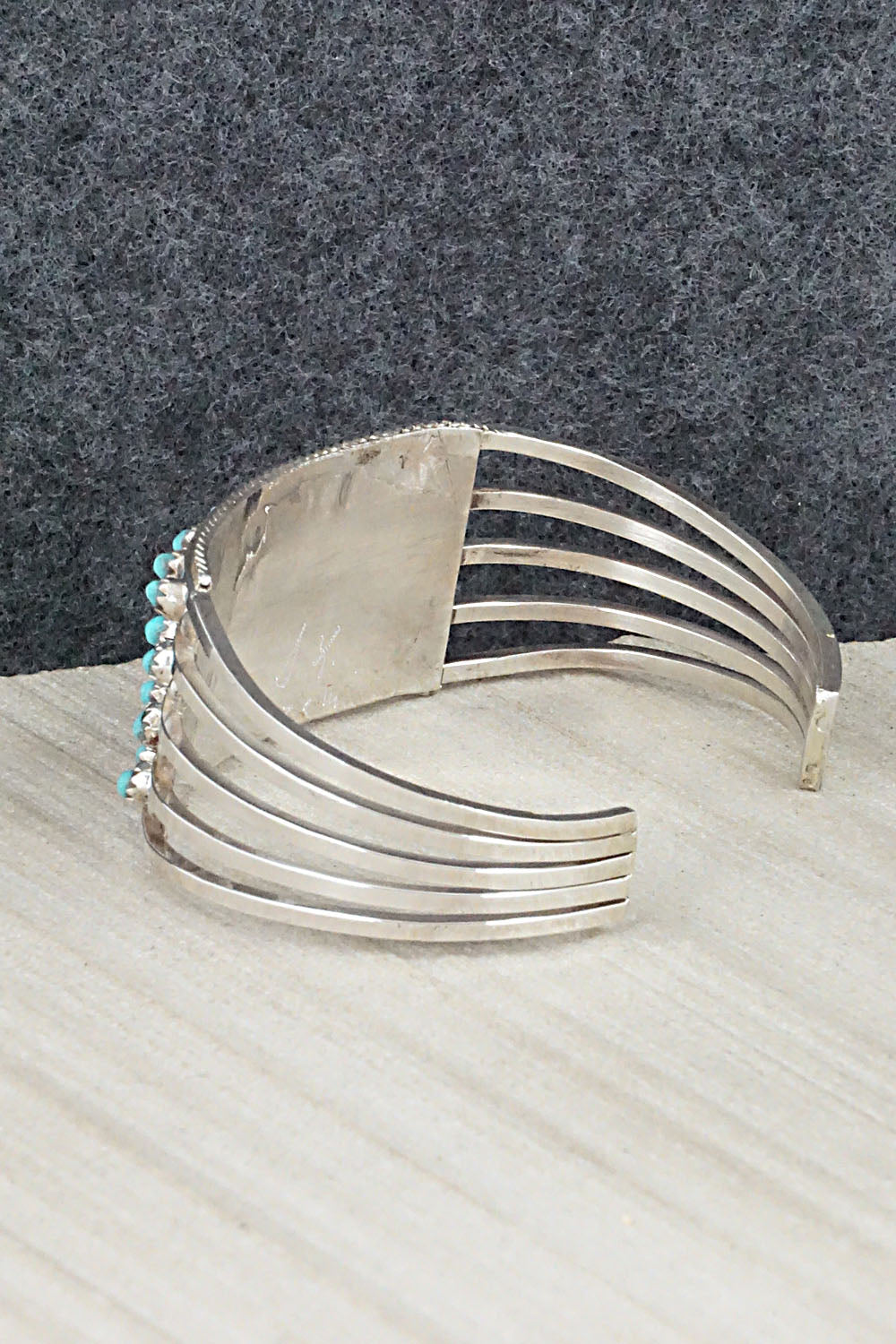 Turquoise & Sterling Silver Bracelet - Susie Livingston