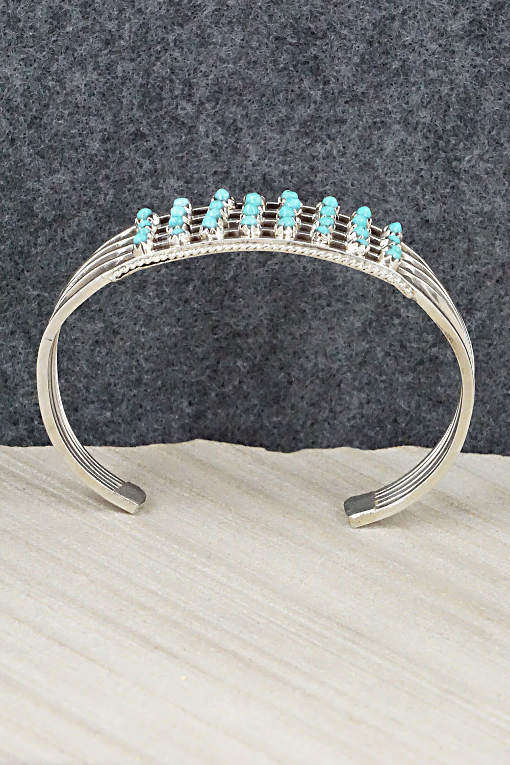 Turquoise & Sterling Silver Bracelet - Susie Livingston