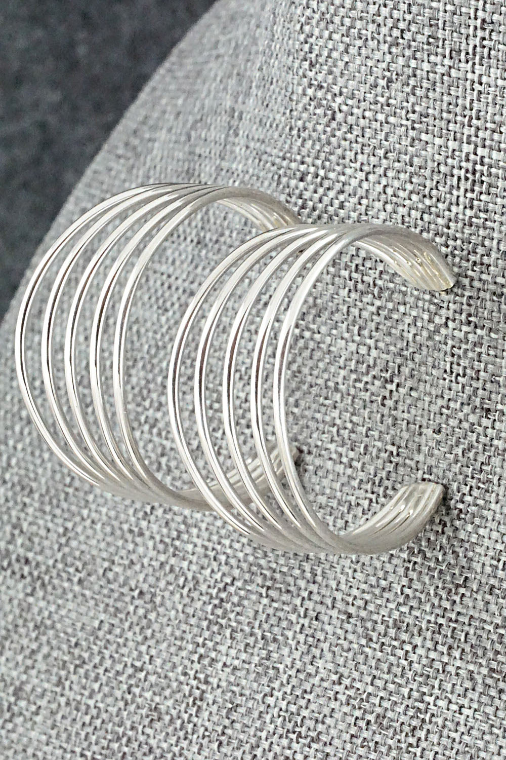 Sterling Silver Hoop Earrings - Elaine Tahe
