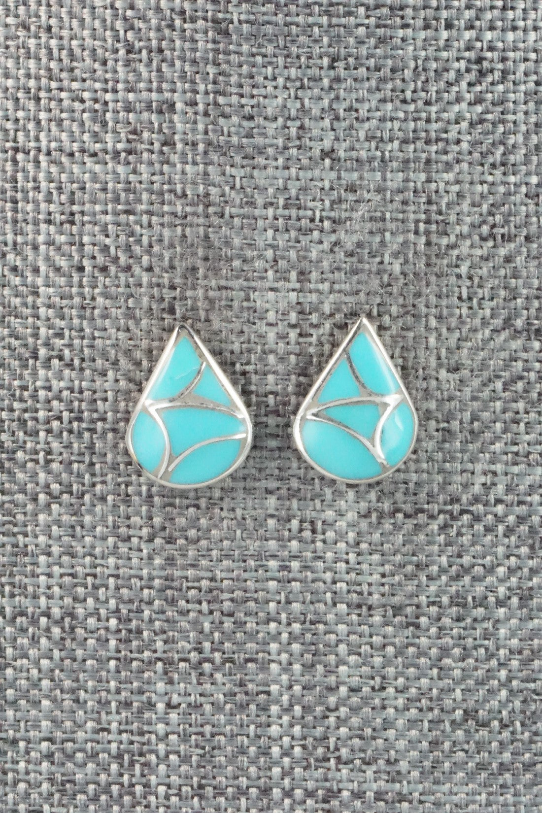Turquoise & Sterling Silver Earrings - Orena Leekya