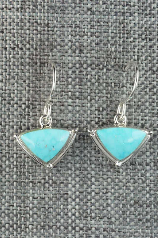 Turquoise & Sterling Silver Earrings - Cathy Webster