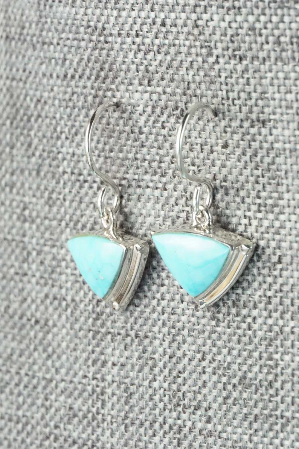 Turquoise & Sterling Silver Earrings - Cathy Webster