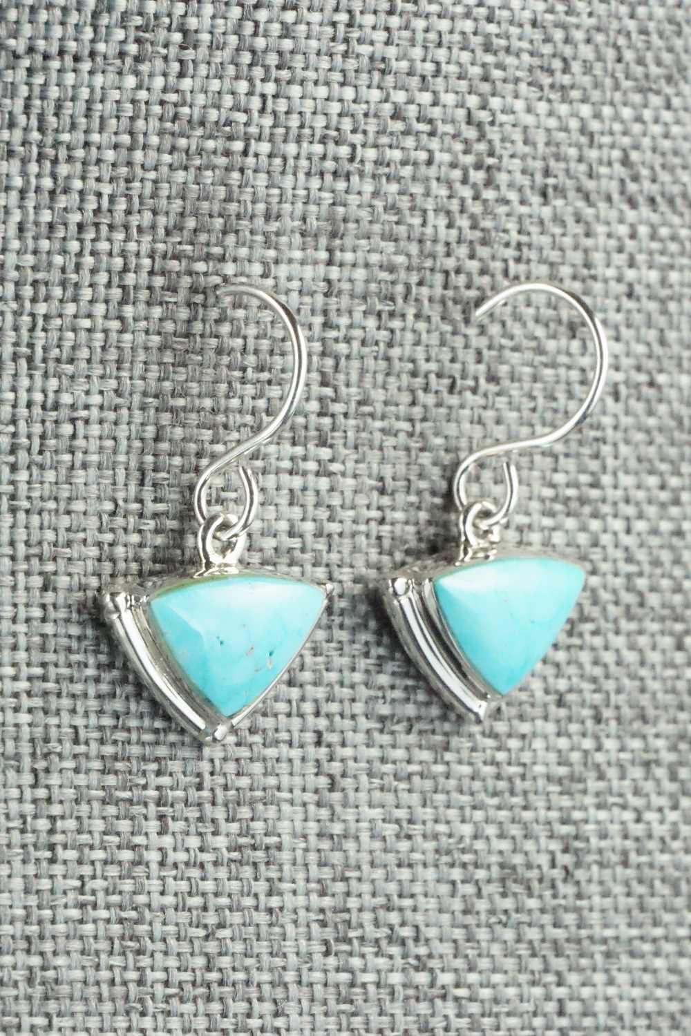 Turquoise & Sterling Silver Earrings - Cathy Webster
