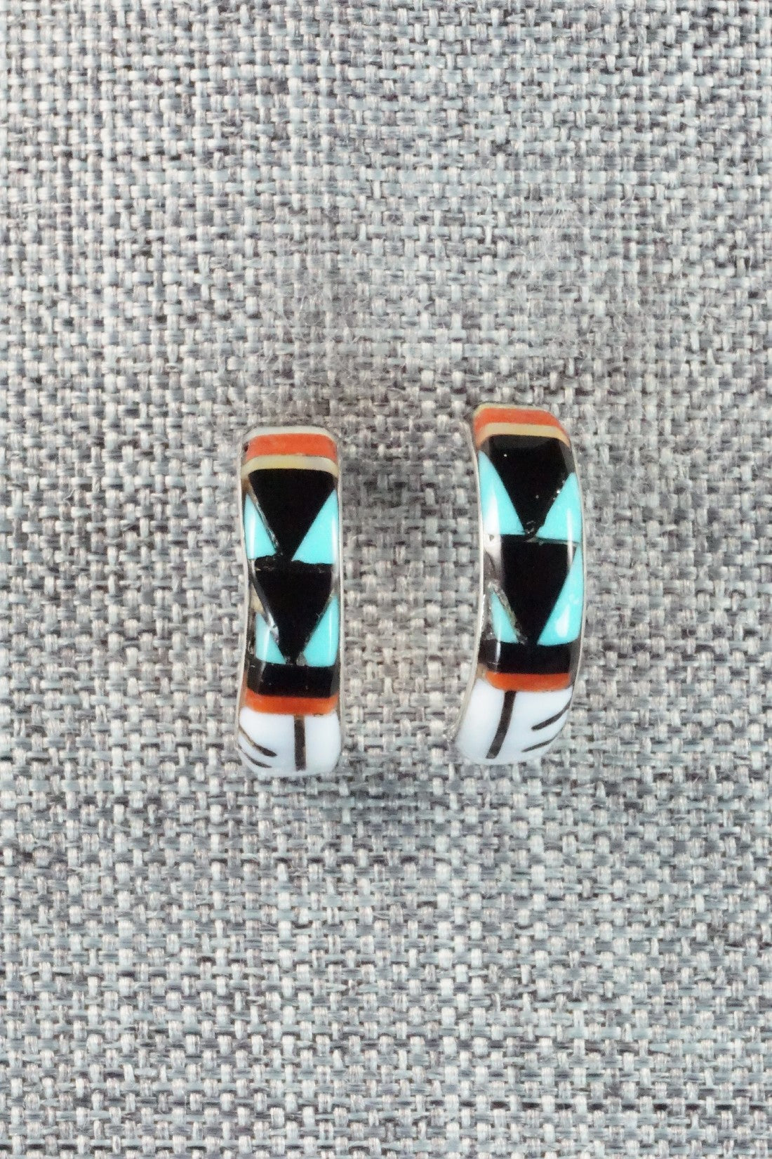 Multi Stone & Sterling Silver Earrings - Melany Booqua