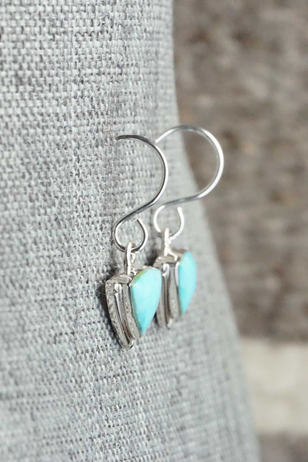 Turquoise & Sterling Silver Earrings - Cathy Webster