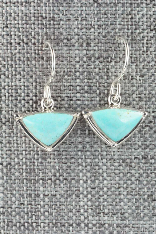 Turquoise & Sterling Silver Earrings - Cathy Webster