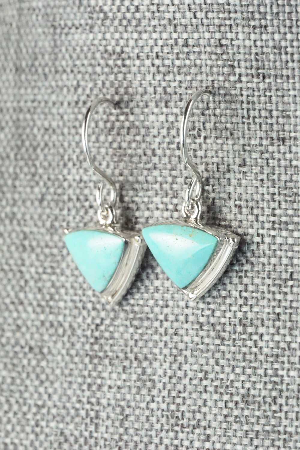 Turquoise & Sterling Silver Earrings - Cathy Webster
