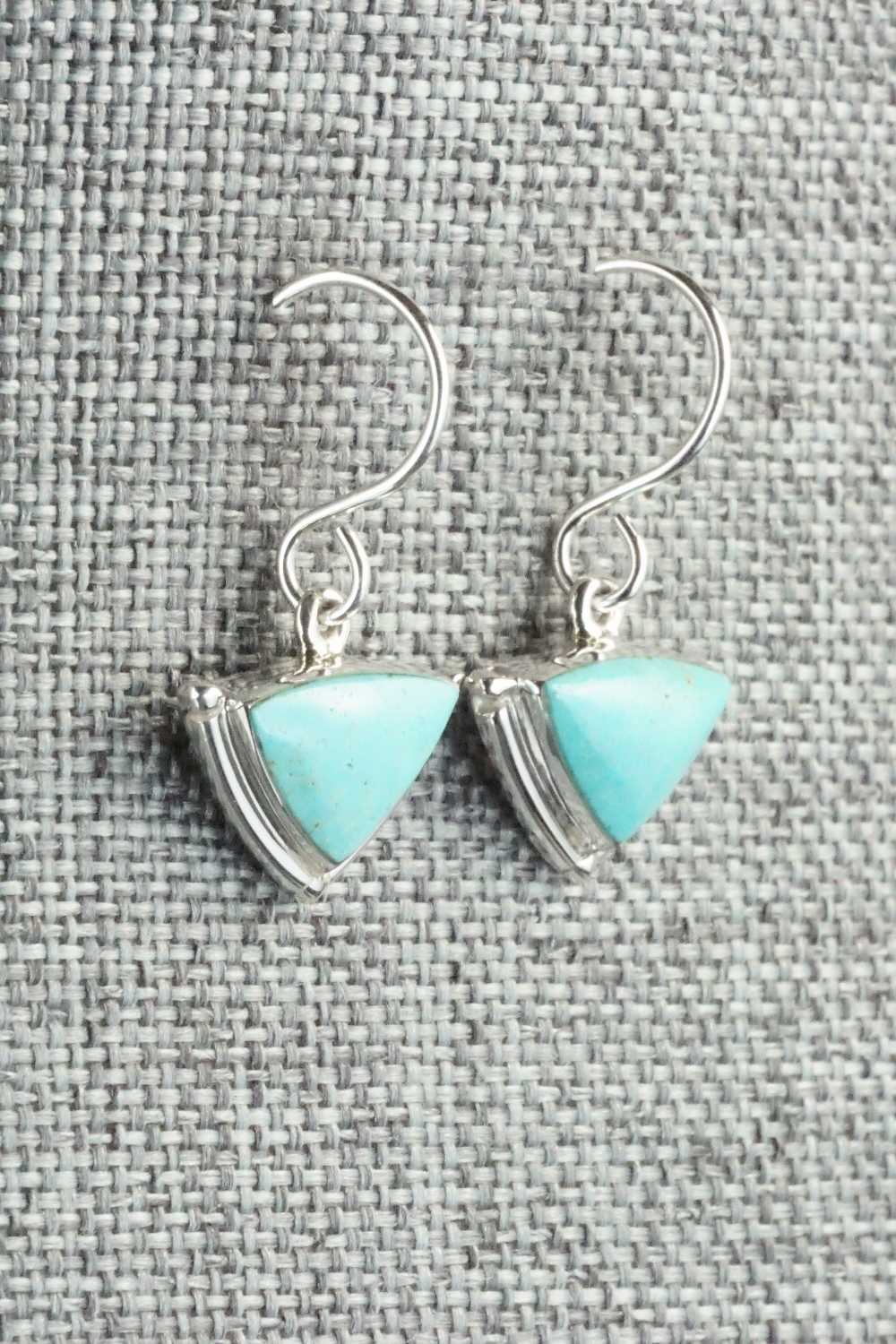 Turquoise & Sterling Silver Earrings - Cathy Webster