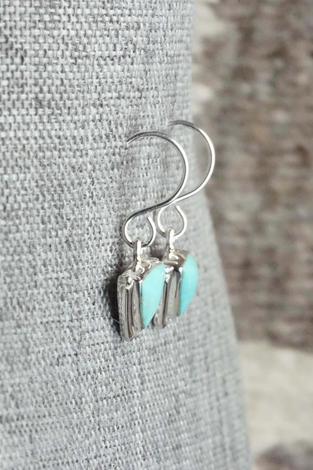 Turquoise & Sterling Silver Earrings - Cathy Webster