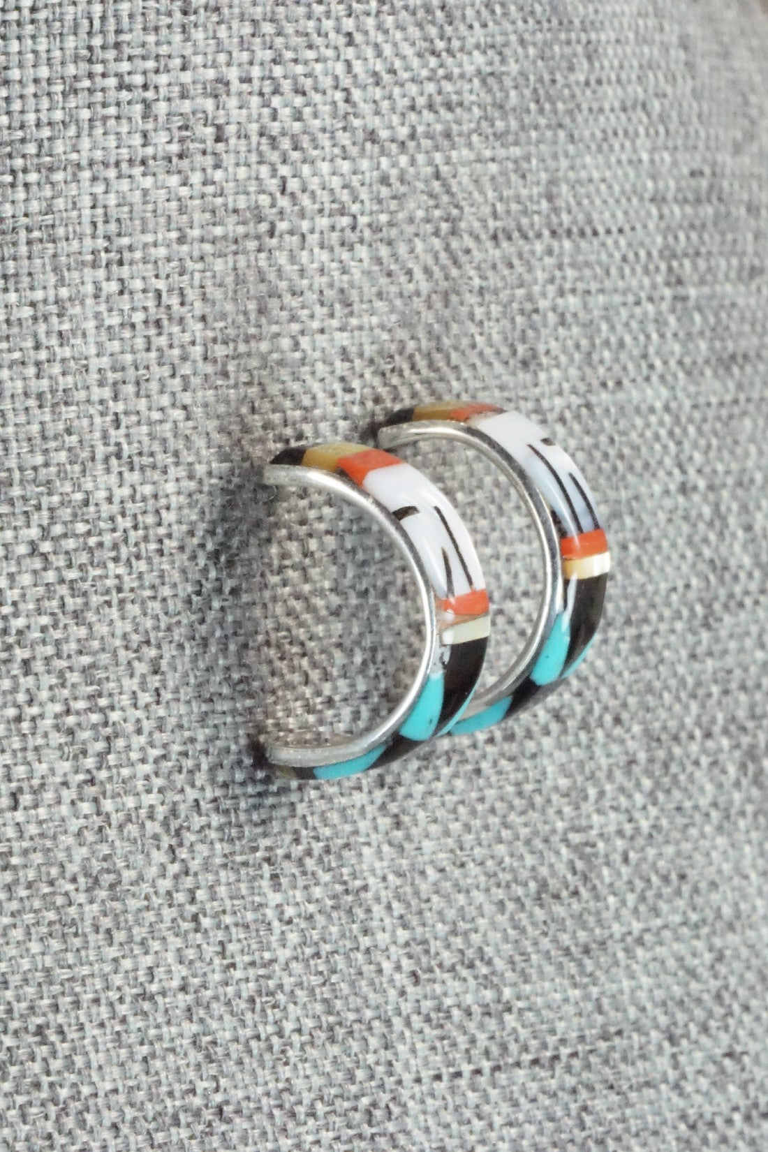 Multi Stone & Sterling Silver Earrings - Melany Booqua