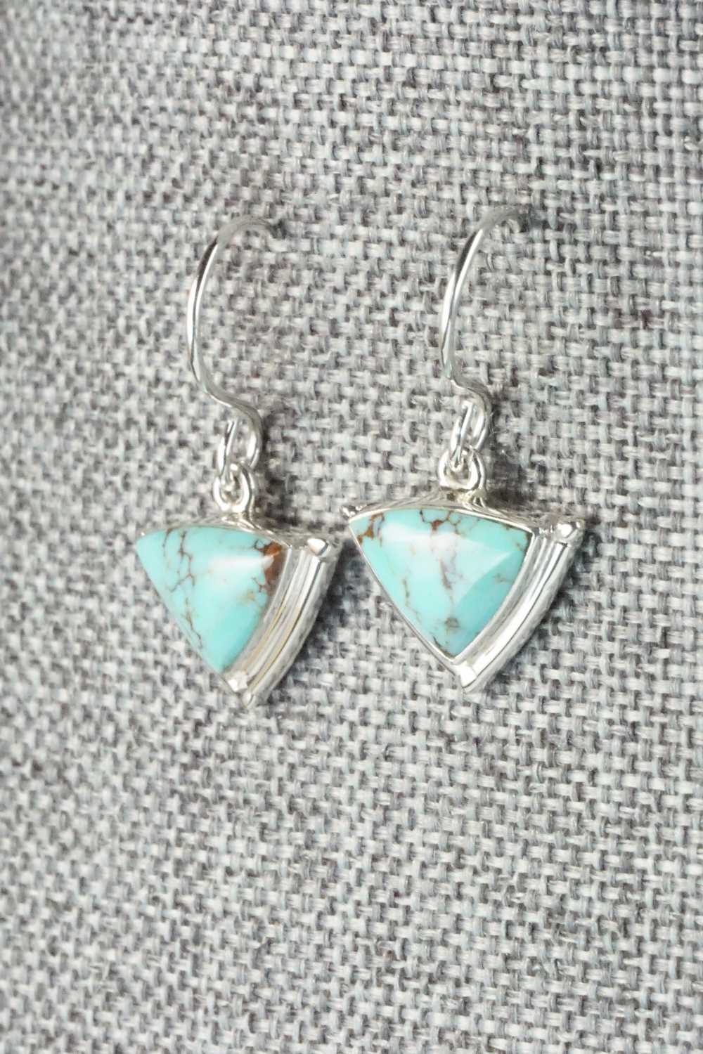 Turquoise & Sterling Silver Earrings - Cathy Webster
