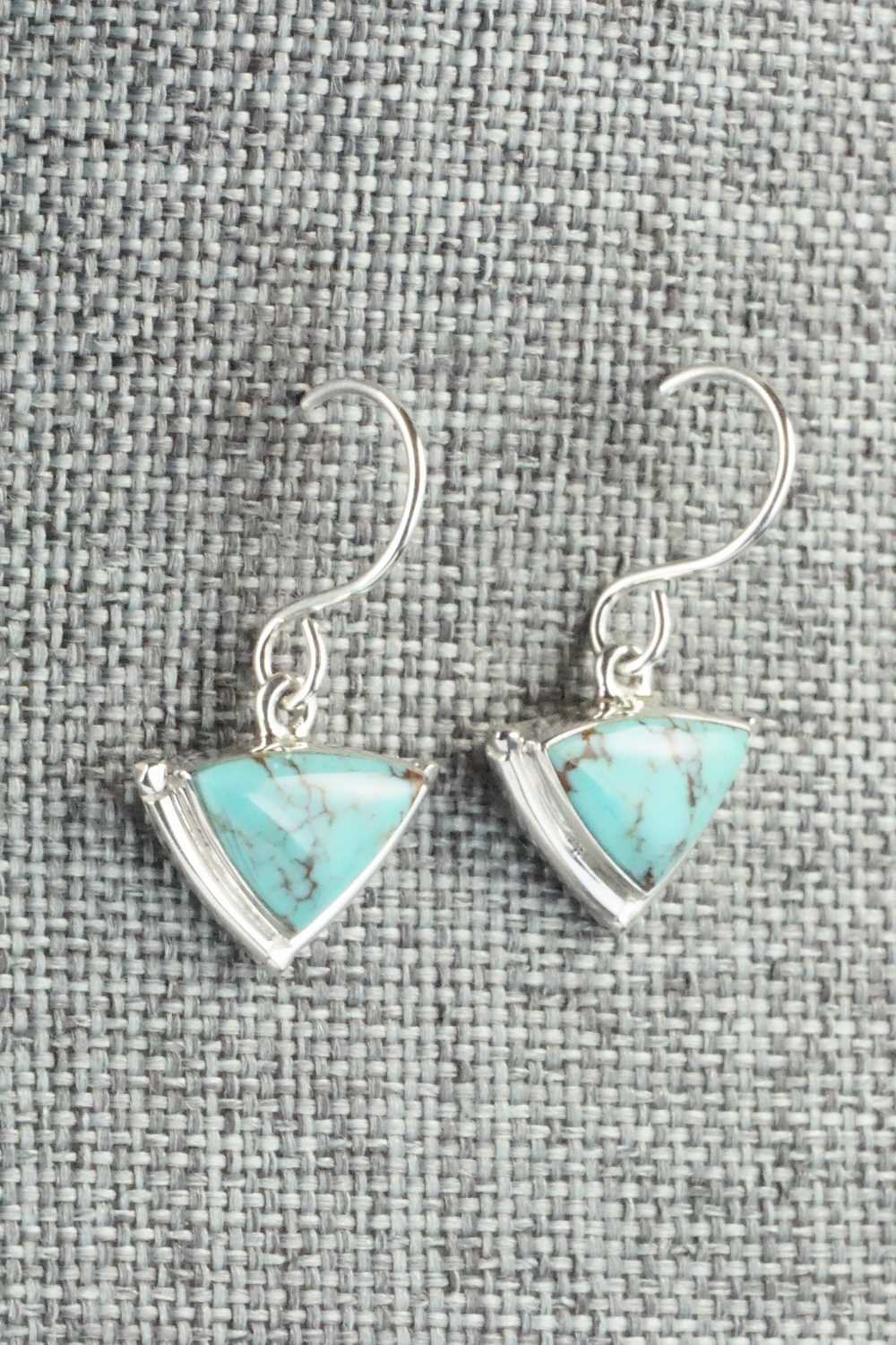 Turquoise & Sterling Silver Earrings - Cathy Webster