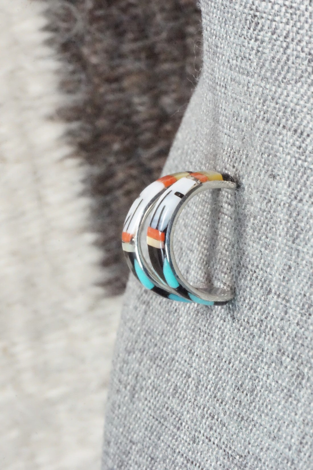 Multi Stone & Sterling Silver Earrings - Melany Booqua