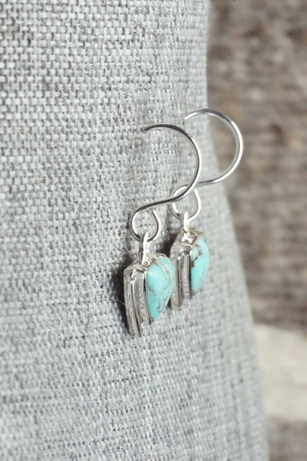 Turquoise & Sterling Silver Earrings - Cathy Webster