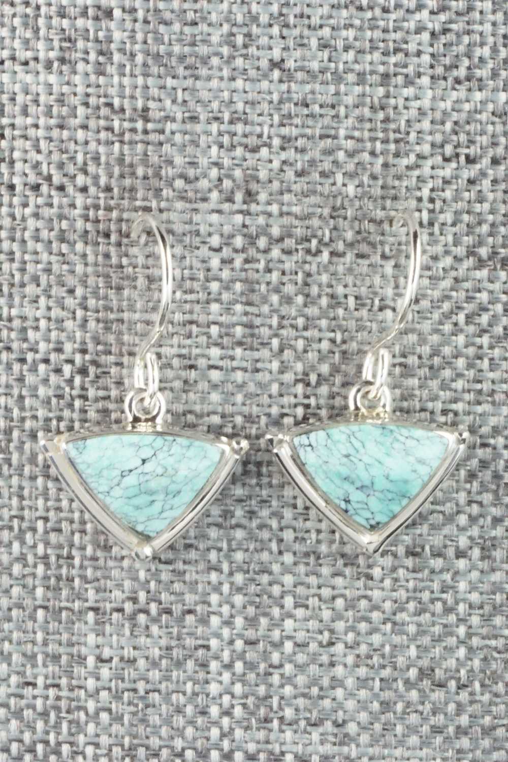 Turquoise & Sterling Silver Earrings - Cathy Webster