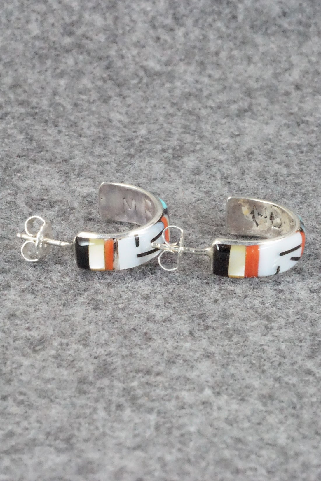 Multi Stone & Sterling Silver Earrings - Melany Booqua
