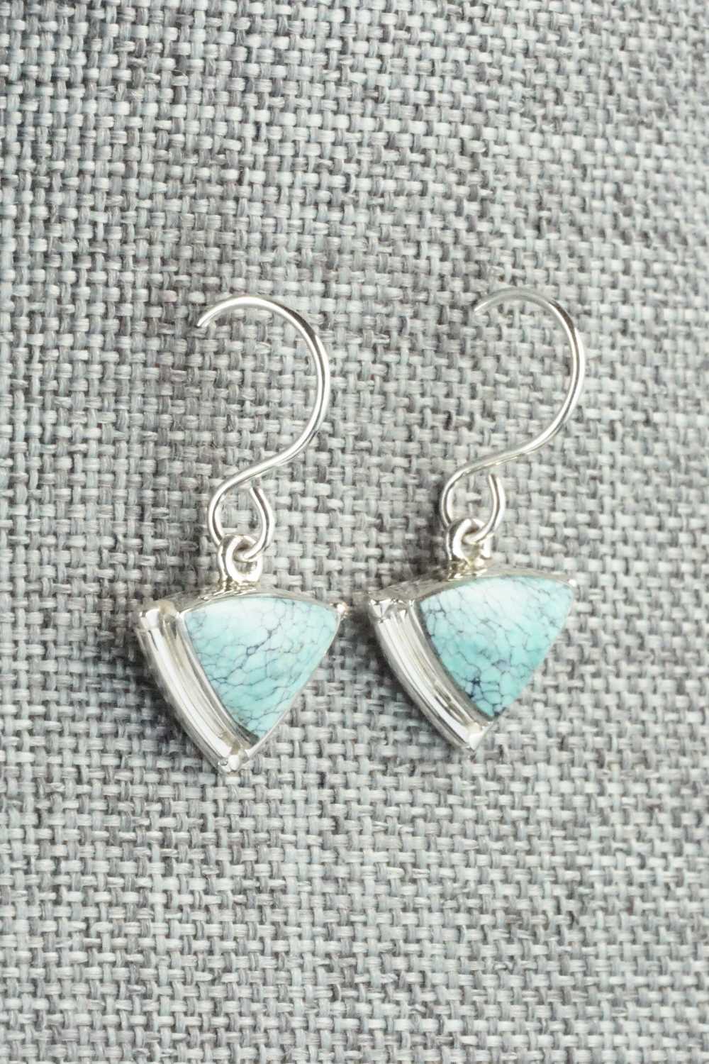Turquoise & Sterling Silver Earrings - Cathy Webster