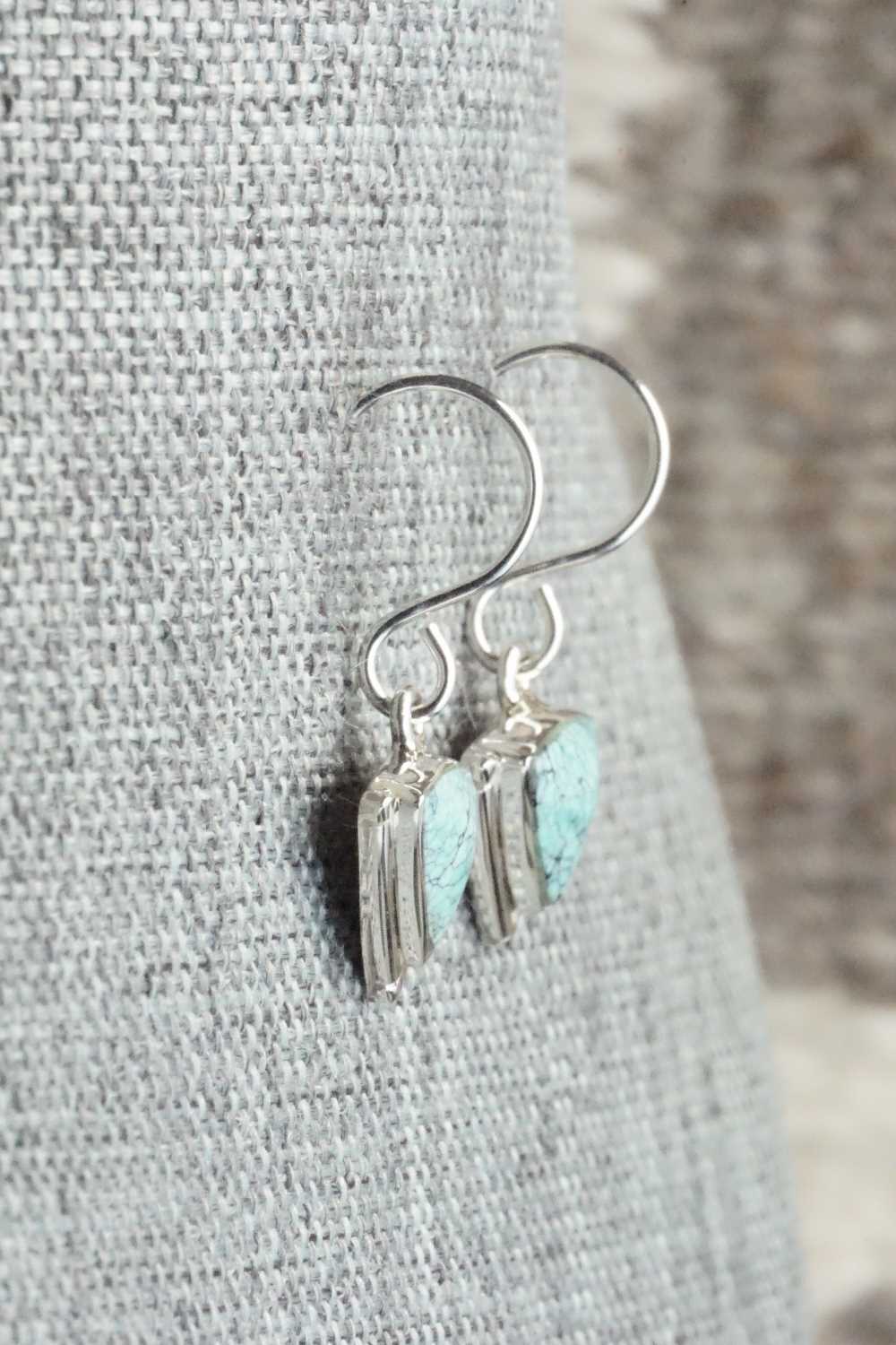 Turquoise & Sterling Silver Earrings - Cathy Webster