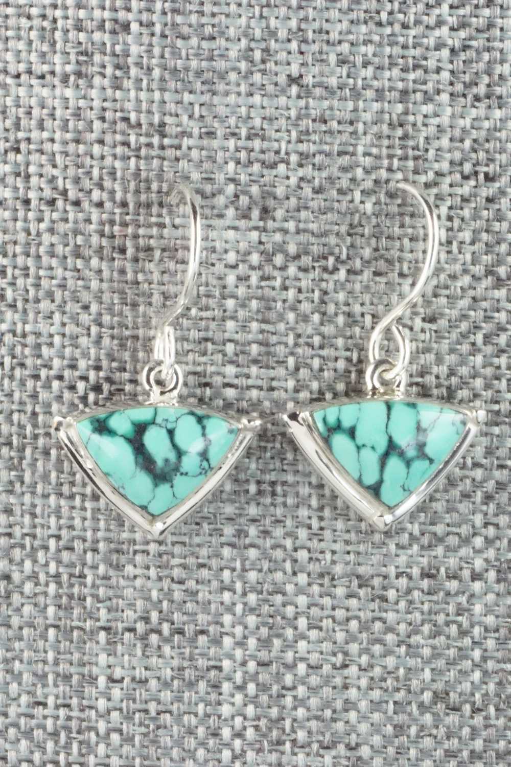 Turquoise & Sterling Silver Earrings - Cathy Webster