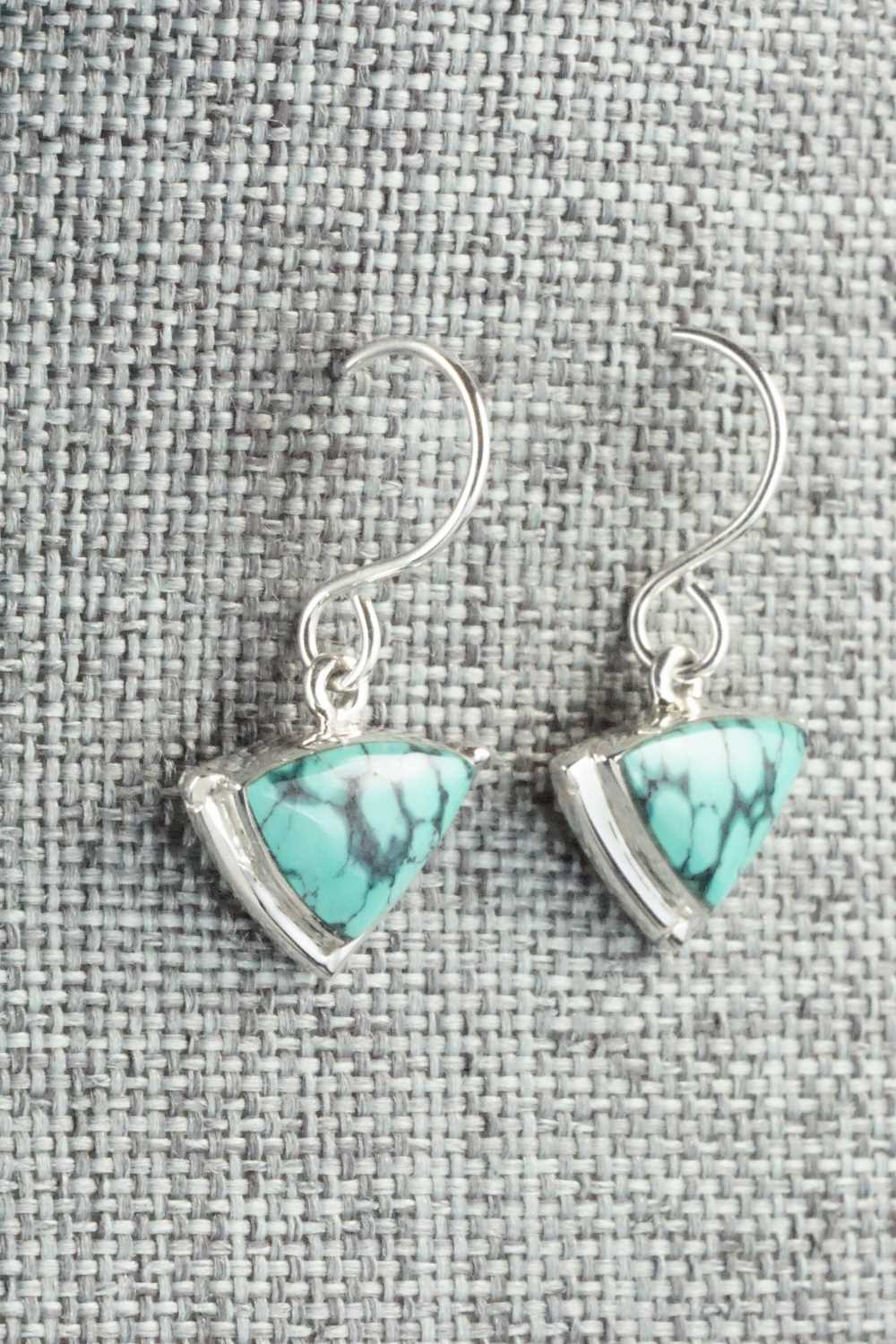 Turquoise & Sterling Silver Earrings - Cathy Webster