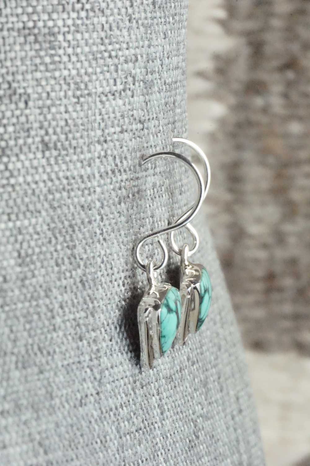 Turquoise & Sterling Silver Earrings - Cathy Webster