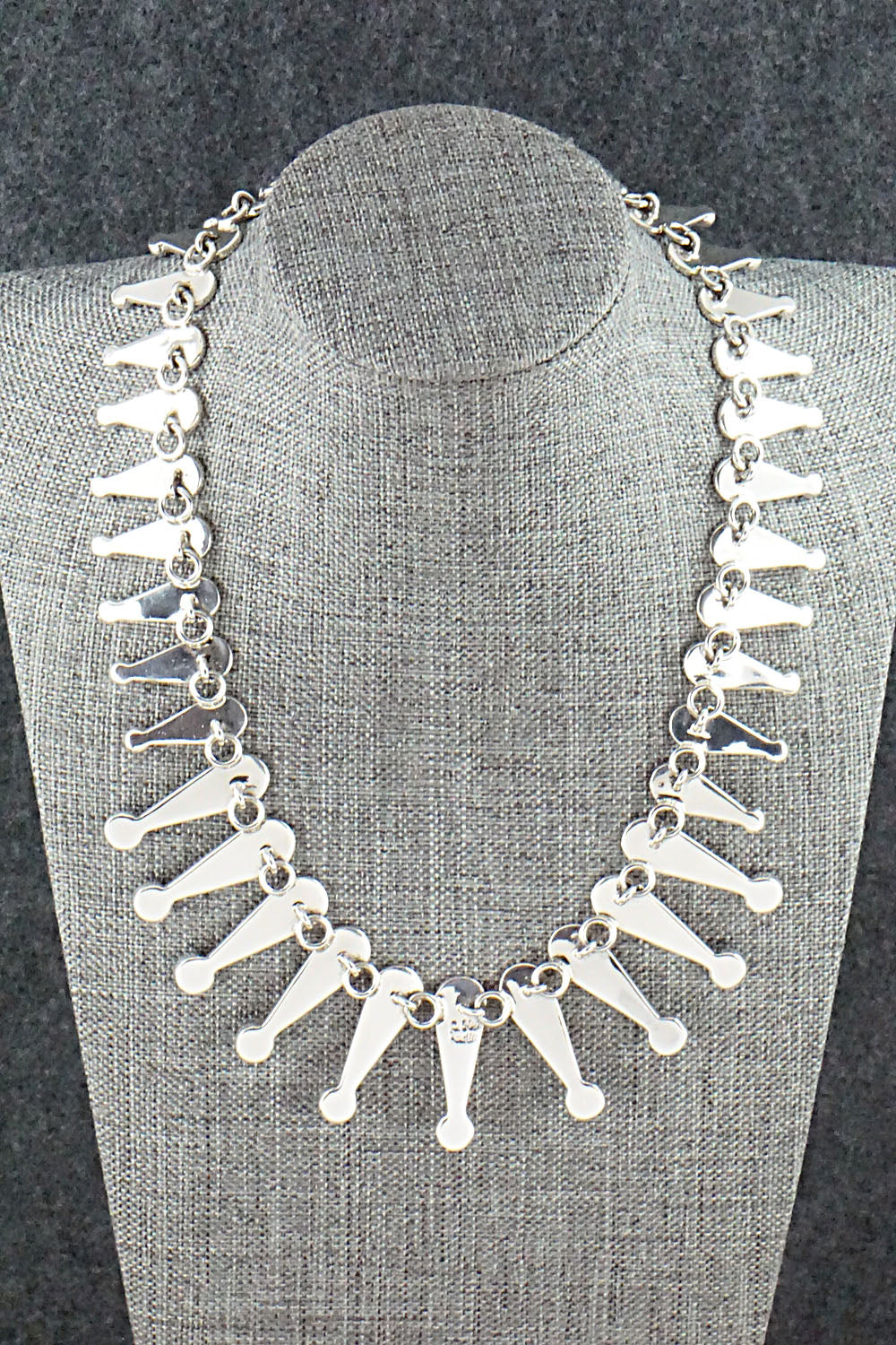 Turquoise & Sterling Silver Necklace and Earrings Set - Jonathan Nez