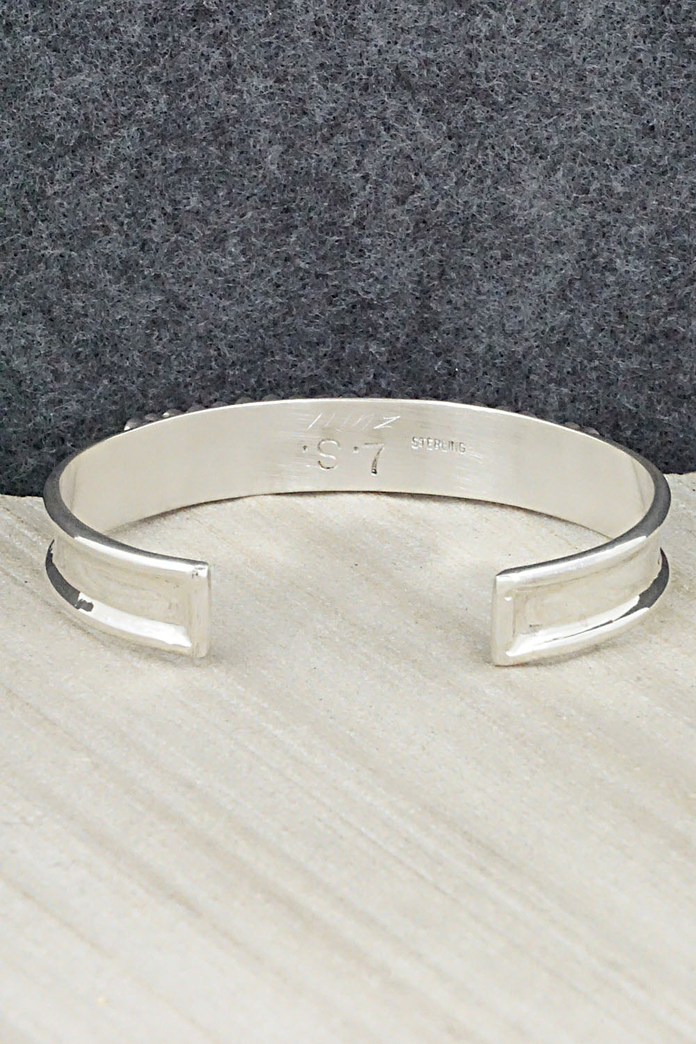 Turquoise & Sterling Silver Bracelet - Lucy Shekya
