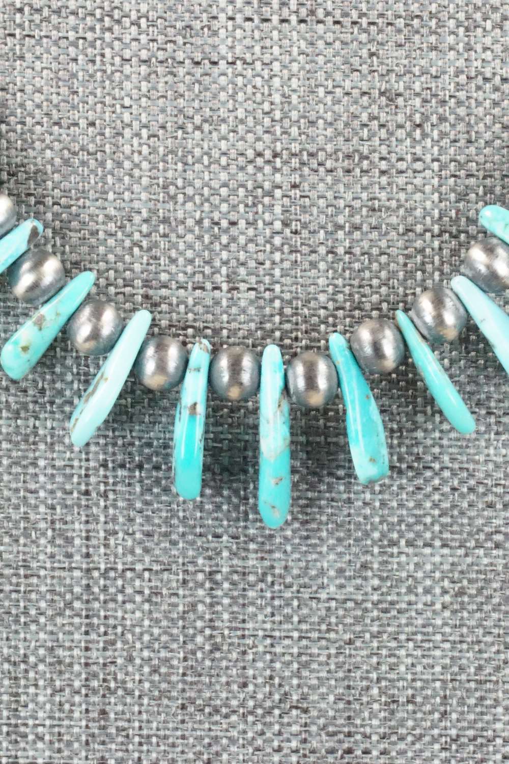 Turquoise & Sterling Silver Necklace - Rita Begay