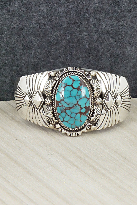 Turquoise & Sterling Silver Bracelet - Emerson Delgarito