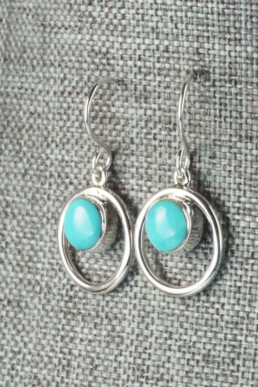 Turquoise & Sterling Silver Earrings - Cathy Webster