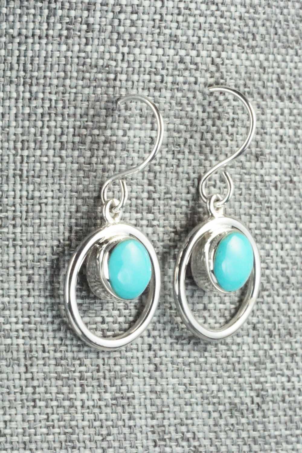 Turquoise & Sterling Silver Earrings - Cathy Webster