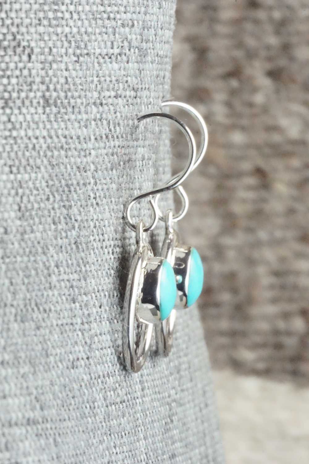 Turquoise & Sterling Silver Earrings - Cathy Webster