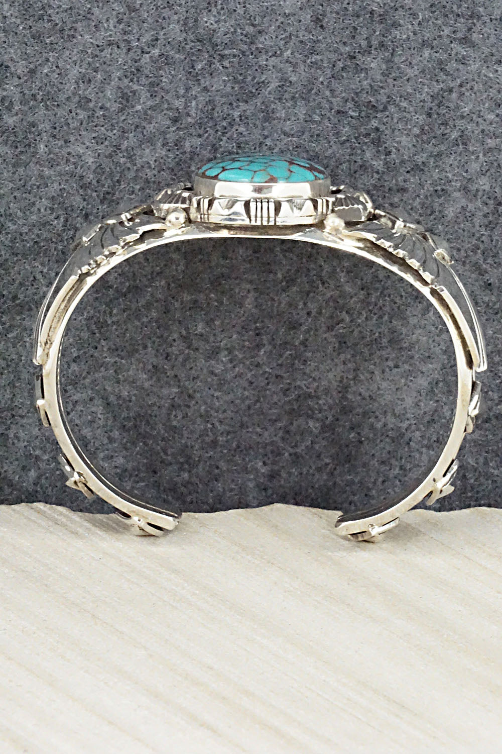 Turquoise & Sterling Silver Bracelet - Emerson Delgarito
