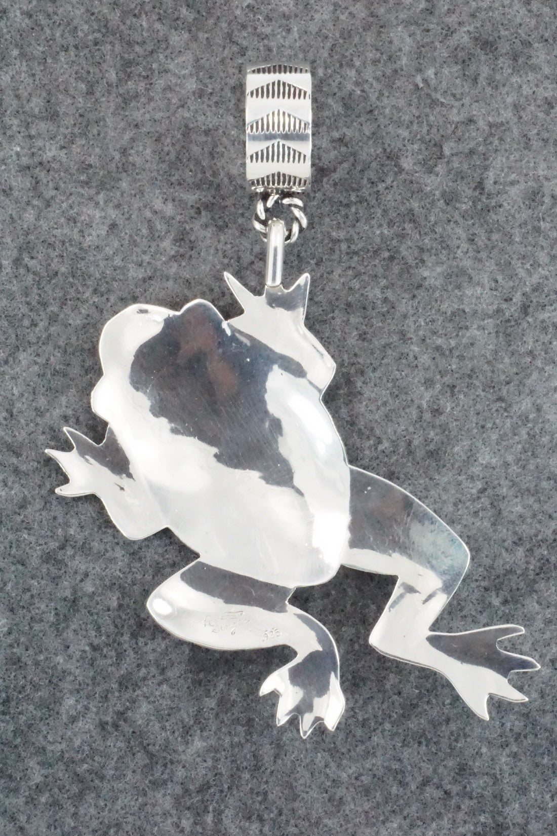 Turquoise & Sterling Silver Pendant - Richard Singer