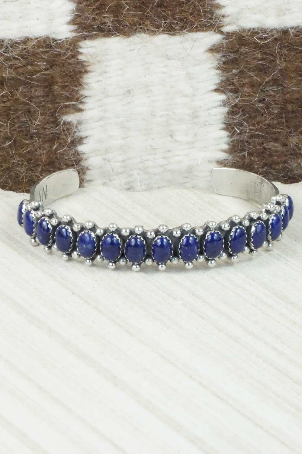 Lapis & Sterling Silver Bracelet - Navajo