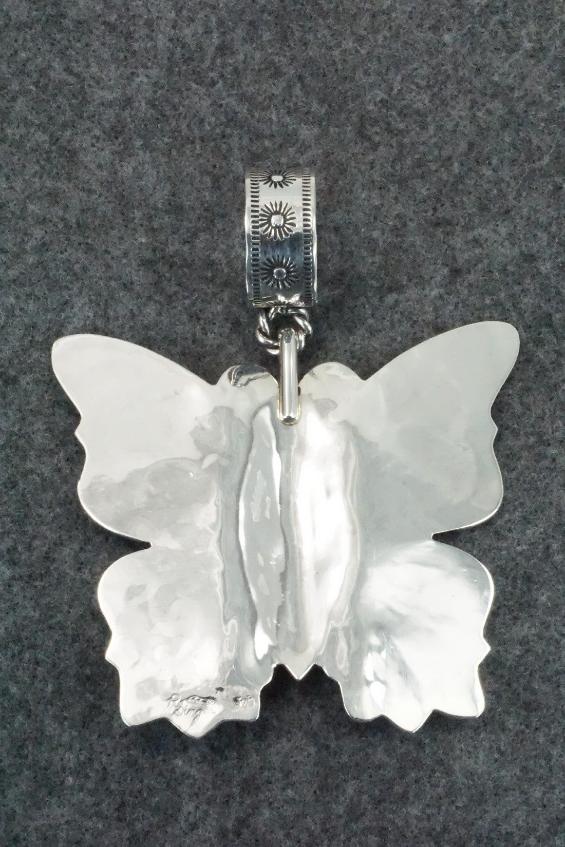 Turquoise & Sterling Silver Pendant - Richard Singer
