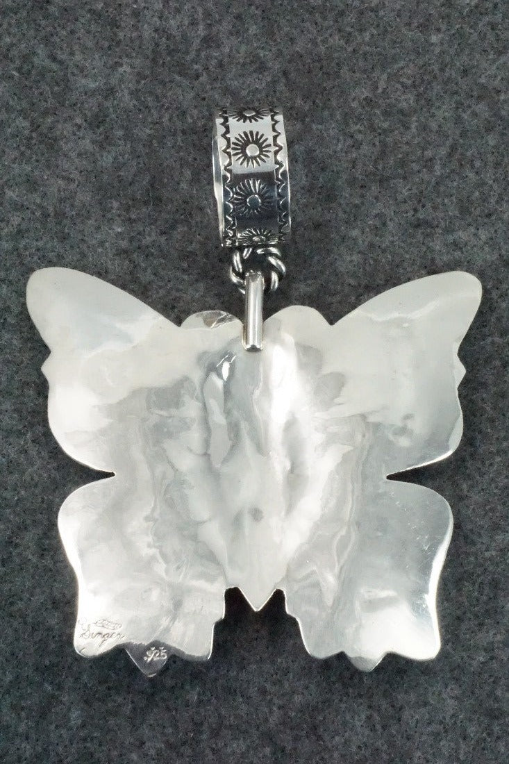 Turquoise & Sterling Silver Pendant - Richard Singer