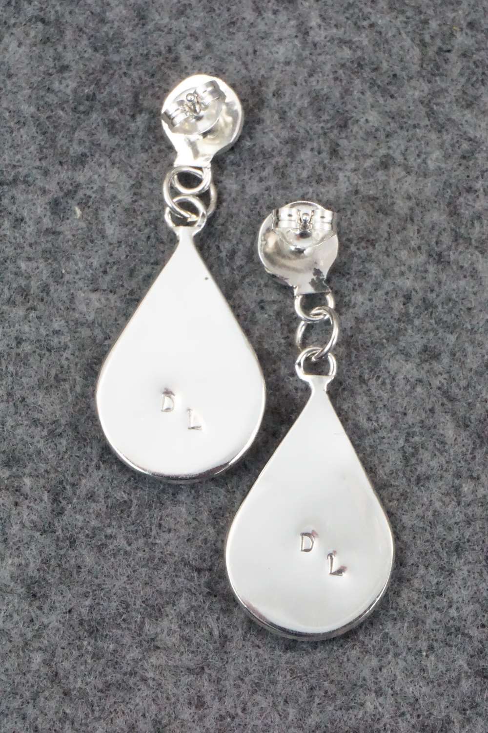 Onyx & Sterling Silver Earrings - Delorna Lahi