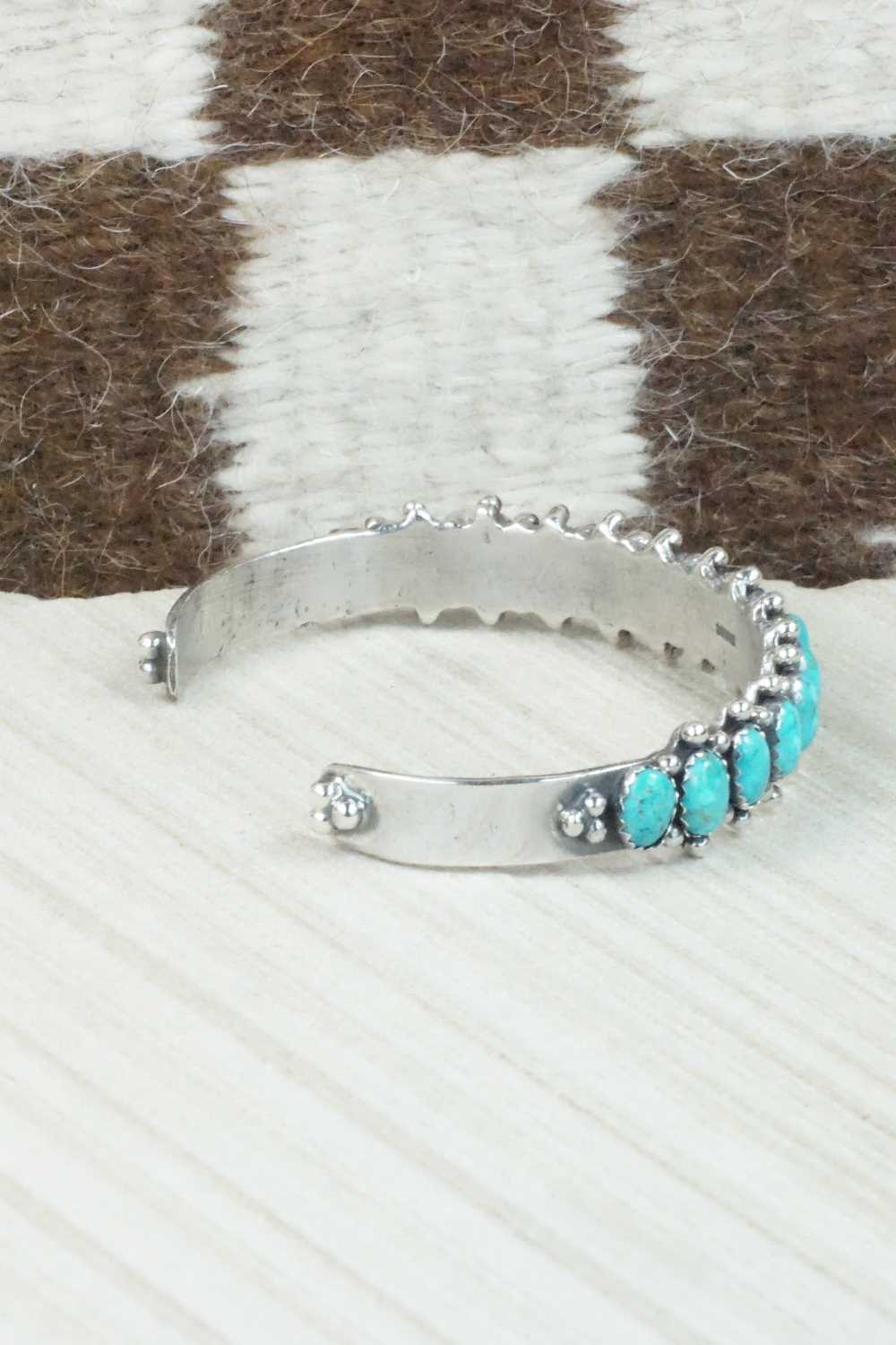 Turquoise & Sterling Silver Bracelet - Navajo