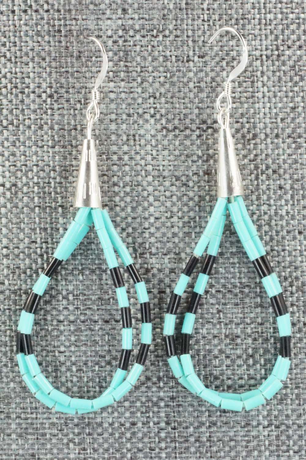 Turquoise & Sterling Silver Earrings - Ramona Bird