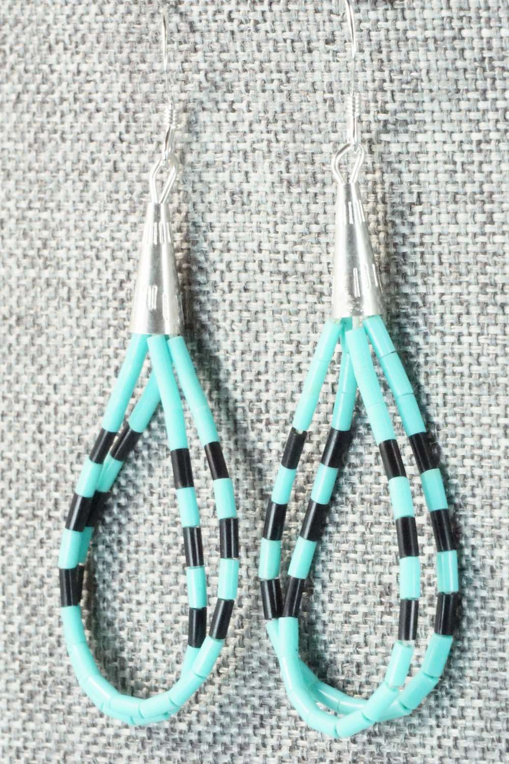 Turquoise & Sterling Silver Earrings - Ramona Bird