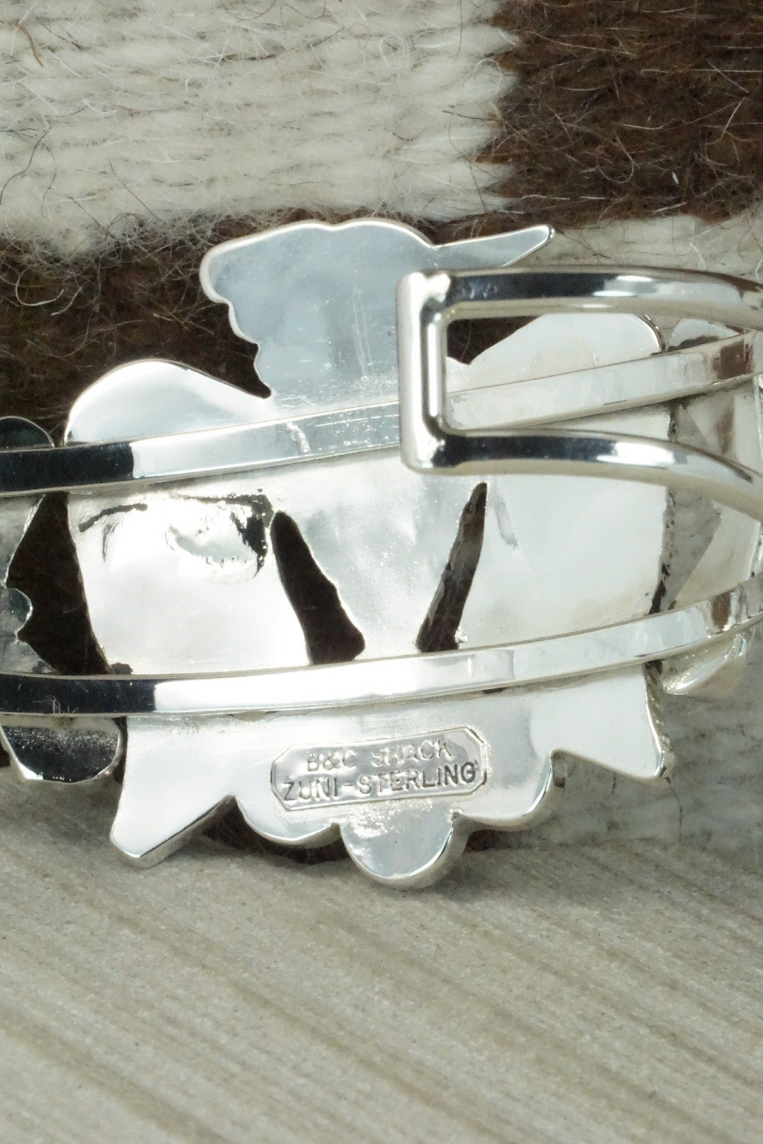 Multi Stone & Sterling Silver Inlay Bracelet - Bobby Shack
