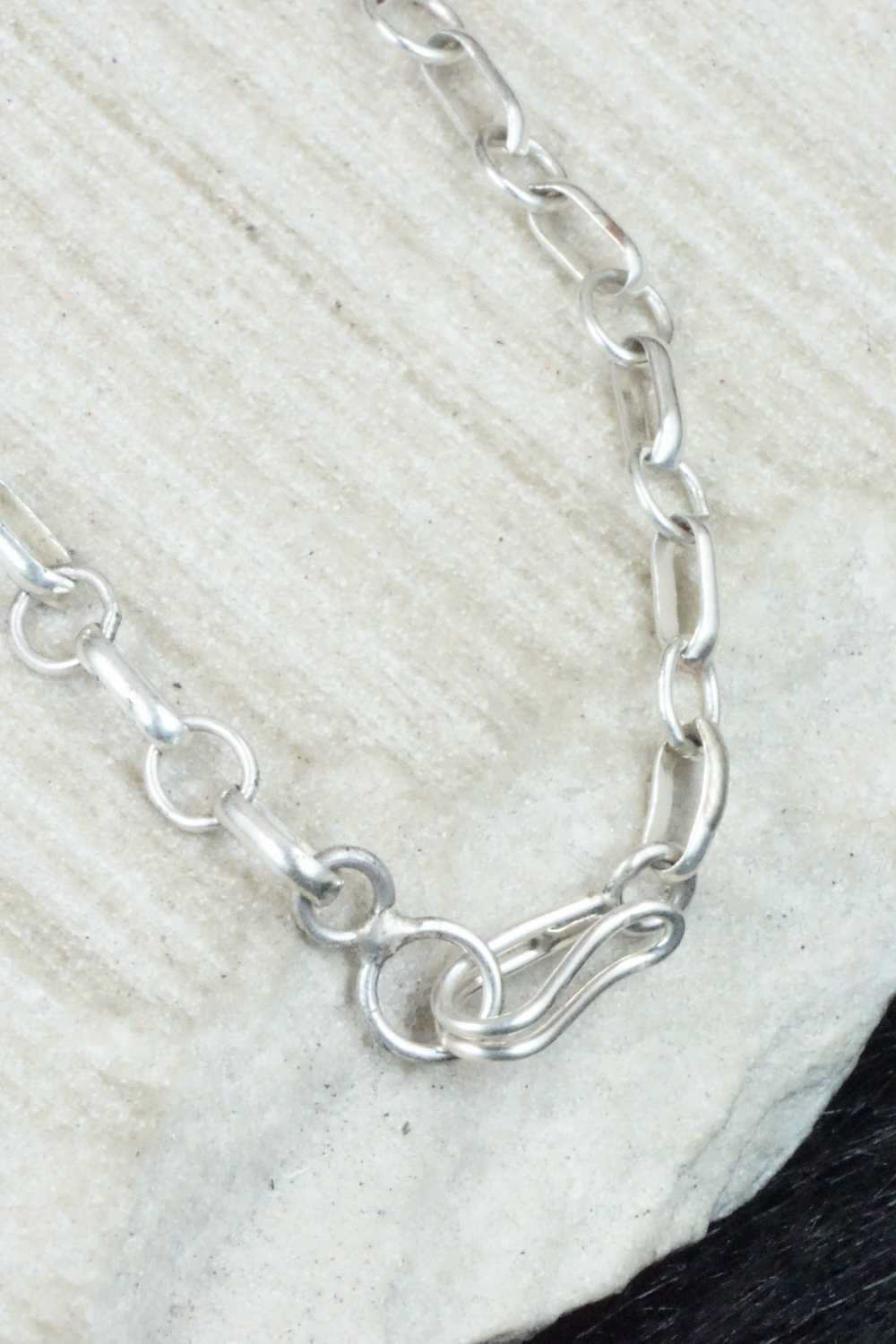 Multi Stone & Sterling Silver Necklace - Roie Jaque